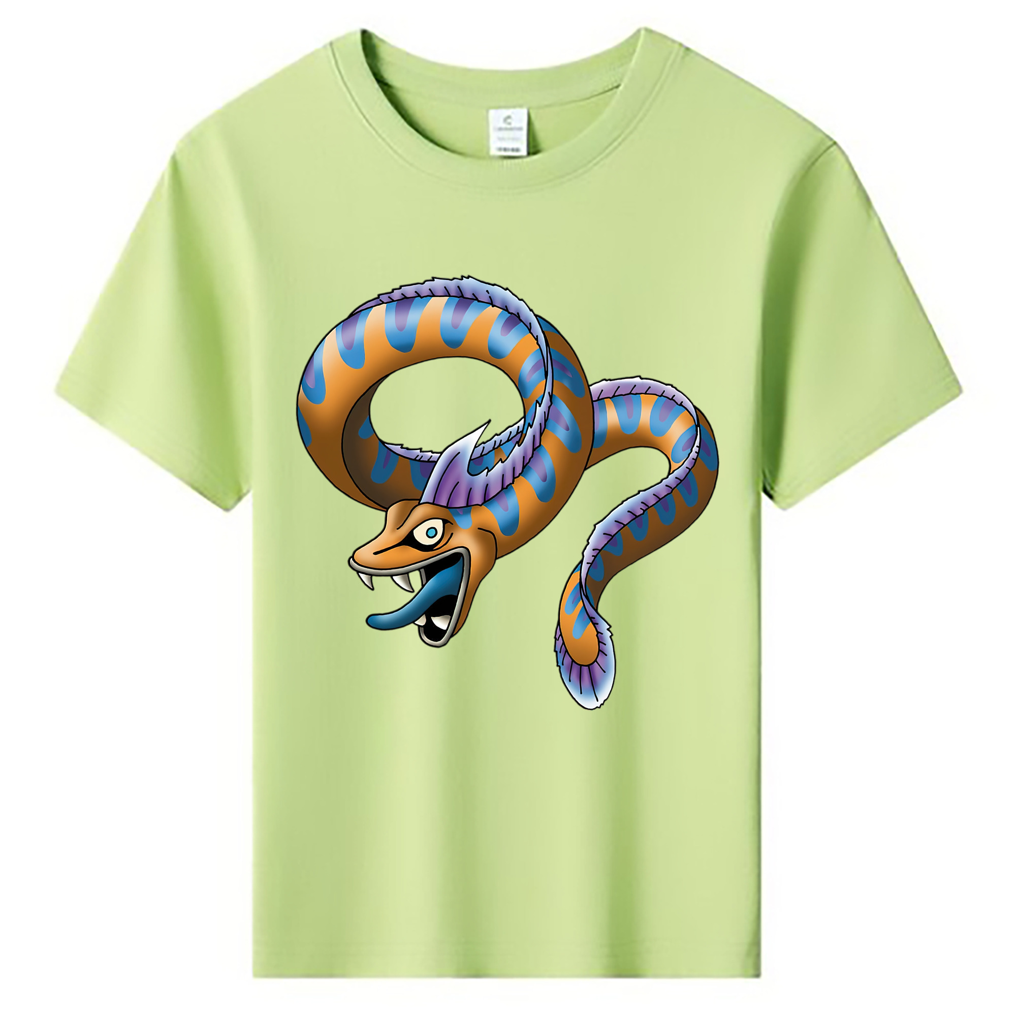 （画像用） ドラゴンクエスト Doragon Kuesuto Dragon Quest 綿100％キッズTシャツ（フロントプリント）